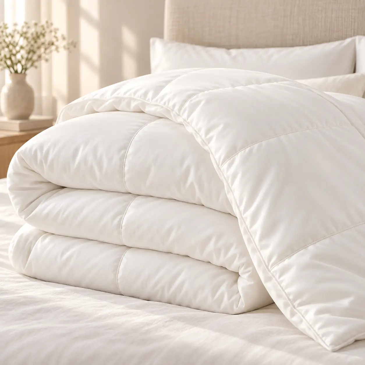 Glace Cotton Blended - Duvets & Comforters Care