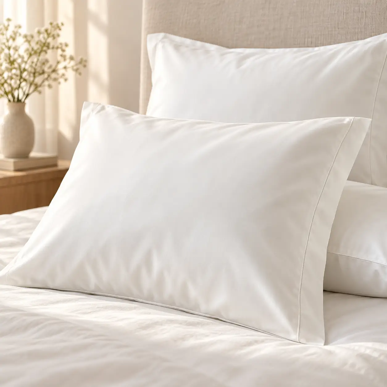 Glace Cotton Blended - Pillows Care