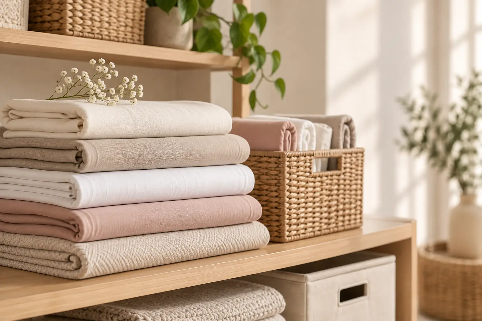 Seasonal textile storage